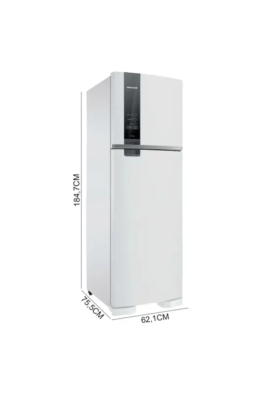 REFRIGERADOR BRASTEMP DOMEST BRM54 FROST FREE DUPLEX 400L 127V BRANCO