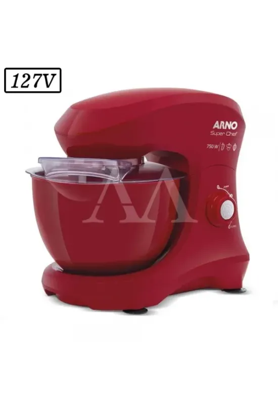 BATEDEIRA ARNO PLANETARIA SUPERCHEF KM02 1 TIGELA 750W 15 VEL 127V VER