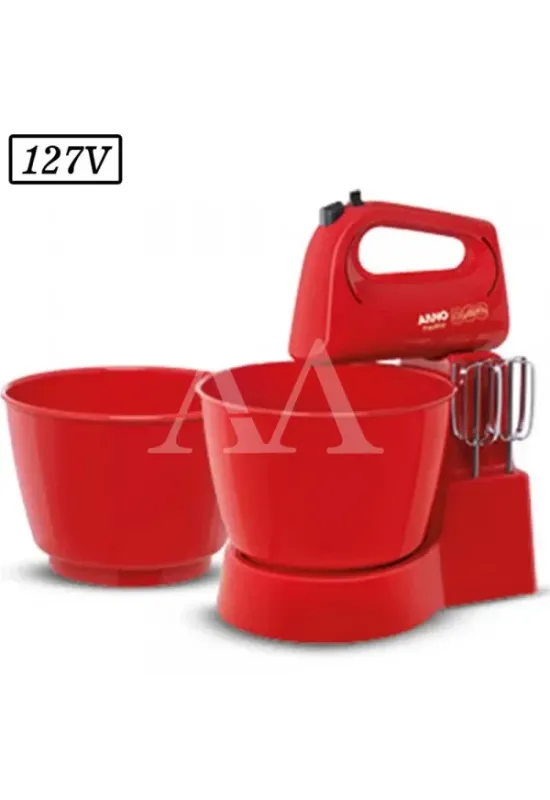 BATEDEIRA ARNO FACILITA SX25 2 TIGELAS 350W 3 VEL 127V VERMELHA