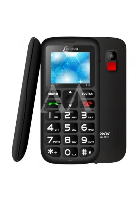 CELULAR LENOXX DUAL CX906 32MB 8G CAM 0.3 BOTOES SOS TELA 1.8 