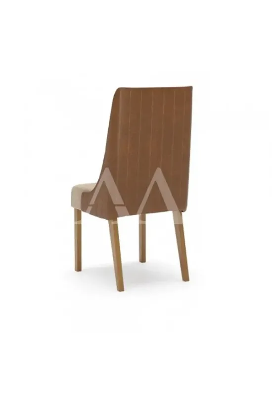 CJ 02 CADEIRAS HENN IVY NATURE/CORANO CARAMELO/CREME