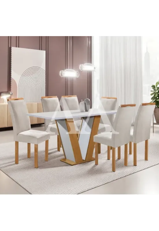 CJ MESA 6C CEL MOVEIS QATAR RETANGULAR 160X80 TAMPO DAKOTA PLUS S/VDO