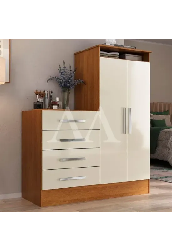 COMODA 4G 2P. ABRIR RODIAL PAMPA CINAMOMO/OFF WHITE 51CO2425