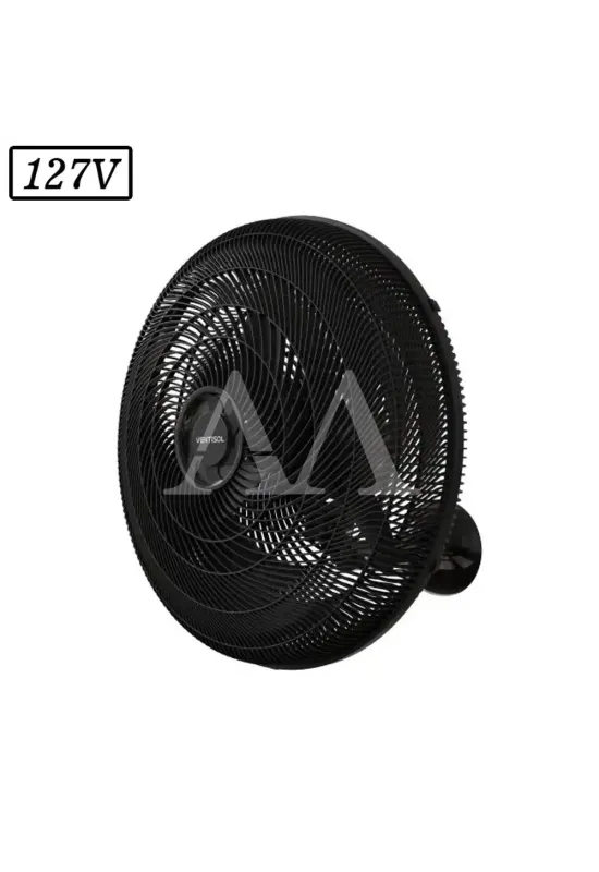 VENTILADOR VENTISOL NEW OSCILANTE PAREDE 50CM 3 PAS 127V PRETO