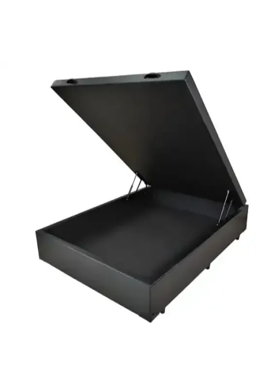 BASE BOX 138X188X39 MEGAFLEX BAU CORINO PRETO