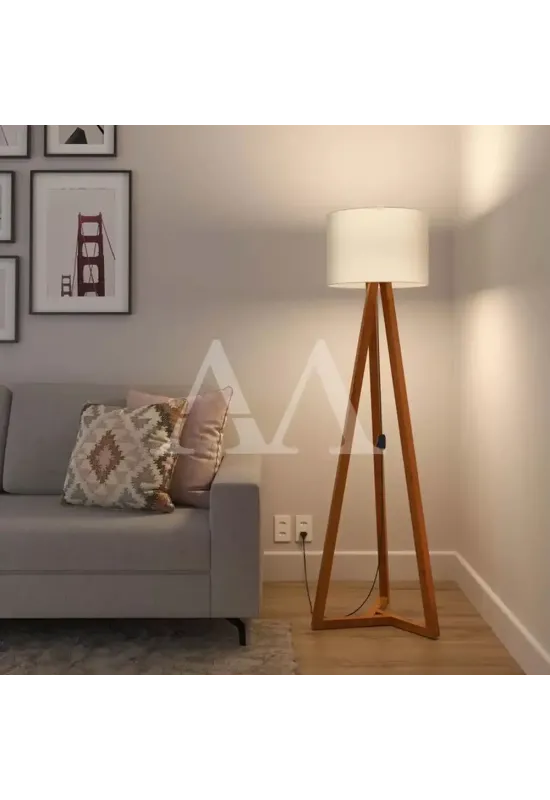 LUMINARIA DE CHAO TEBARROT CLASSIC OFF WHITE/NATURE