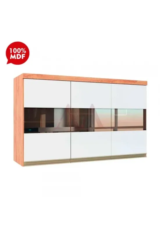 ARMARIO RONIPA 3P. ABRIR REFLECTA CHARDONNAY CASTANHO / BRANCO