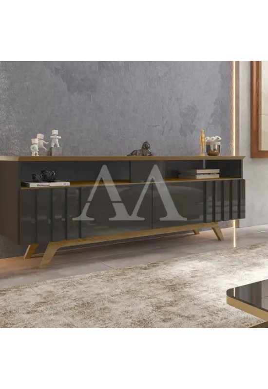 RACK BANCADA LEAO SUICA FREIJO / GRAFITE