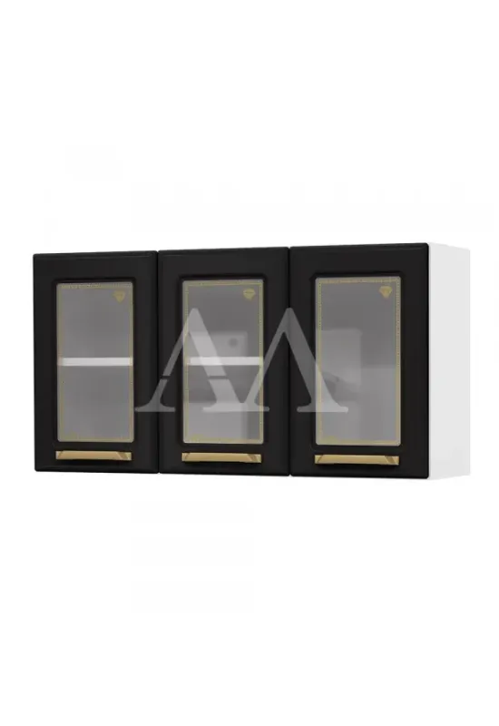 ARMARIO TELASUL TRIPLO MEDIO 3P C/V DIAMANTE NEW BRANCO / PRETO 818007