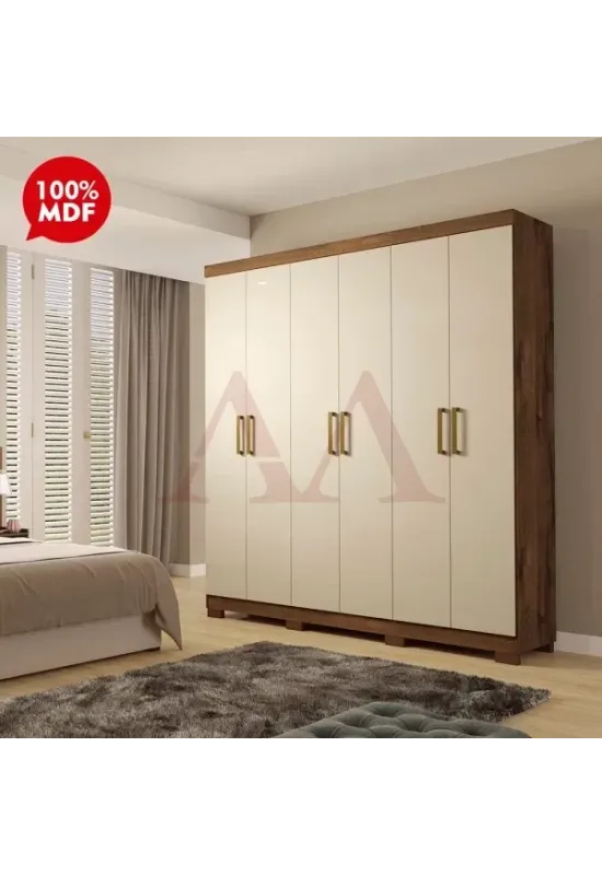 ROUPEIRO 6P. 2G ABRIR PANAN MILENA CACAU / OFF WHITE