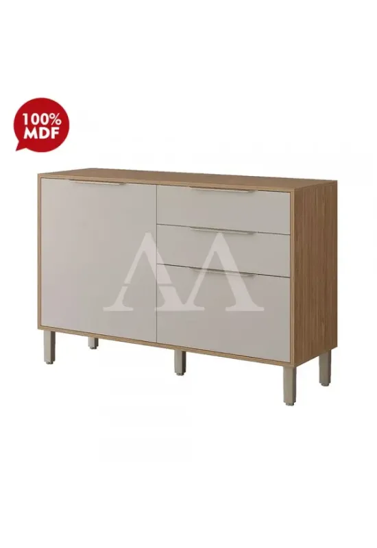 BALCAO MGM 2P 2G DIVINA ESPLENDIDA 120CM FREIJO/OFF WHITE