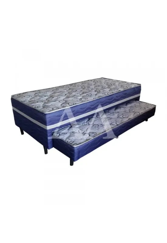 CAMA BOX D28 88X188X43 TOPAZIO C/AUXILIAR  BRILHANTE