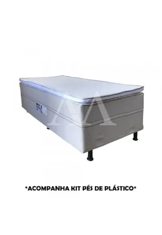 CAMA BOX D28 88X188X56 PEROLA C/PILLOW