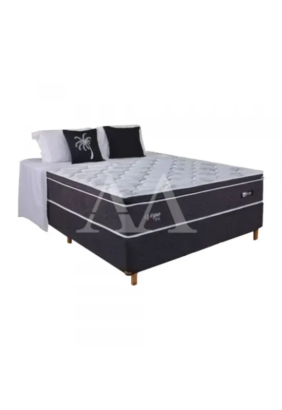 CJ BASE BOX/COLCHAO D45 OURO 138X188X62 DESIGN VOGUE GRAFITE