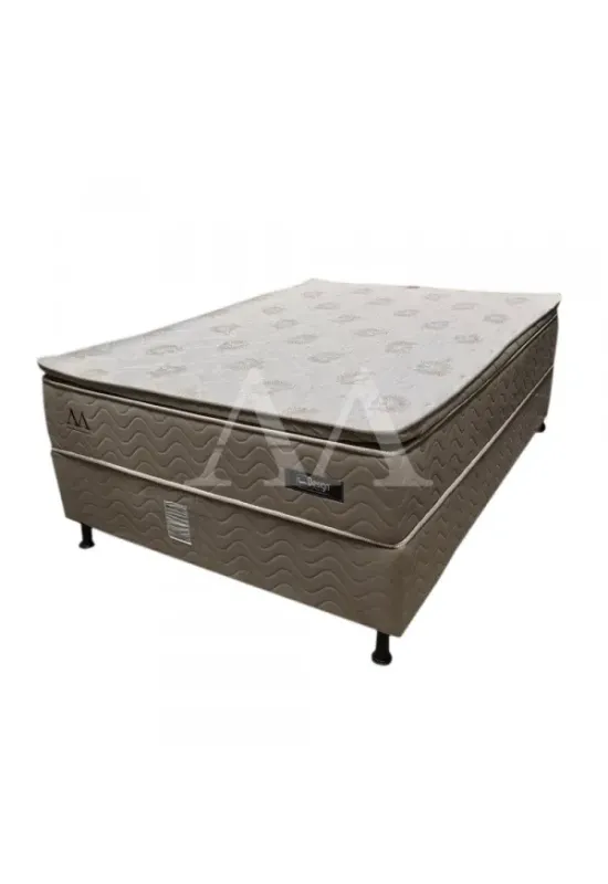 CJ BASE BOX/COLCHAO MOLAS ENSACADAS 138X188X74 DESIGN DREAM MAX C/ PIL