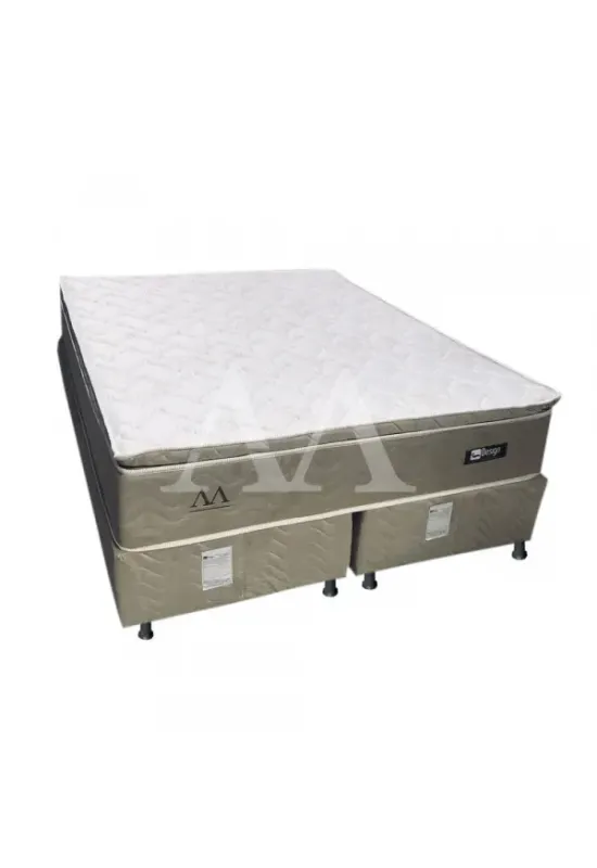 CJ BASE BOX/COLCHAO MOLAS ENSACADAS 158X198X74 DESIGN DREAM MAX C/ PIL