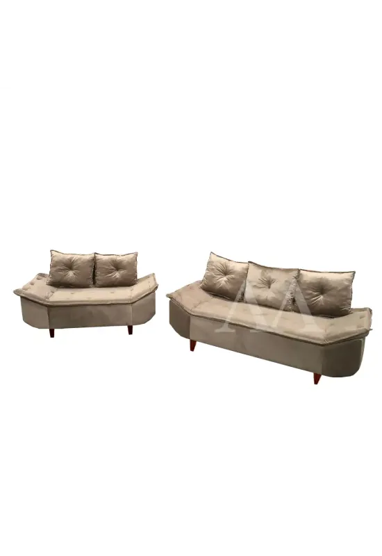 CJ ESTOFADO  AUSTRIA 2/3 LUGARES CARAMELO