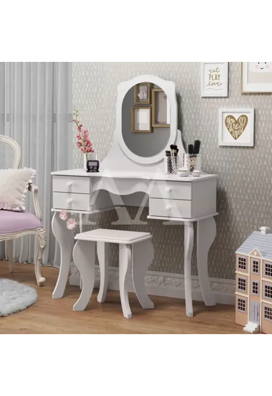 PENTEADEIRA PATRIMAR PRINCESA 4G C/ESPELHO BRANCO