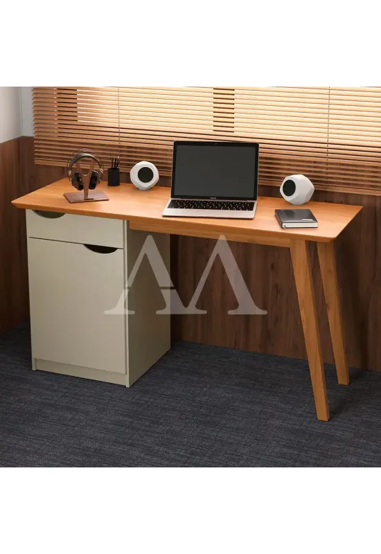 ESCRIVANINHA PATRIMAR PRISM 1G 1P OFF WHITE/CINAMOMO