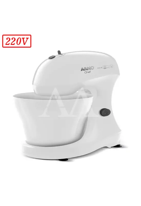 BATEDEIRA ARNO CHEF SM00 1 TIGELA 400W 5 VEL 220V BRANCA