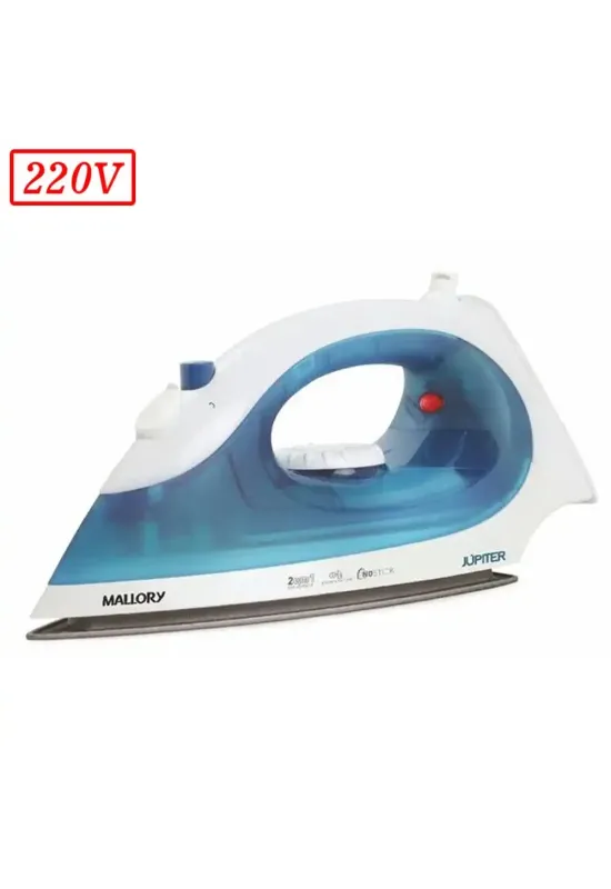 FERRO DE PASSAR  MALLORY A VAPOR JUPITER 220V AZUL