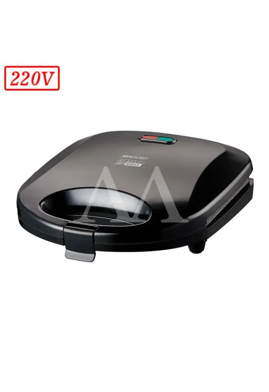 SANDUICHEIRA GRILL MALLORY CLASSIC GRILL 750W 220V PRETA