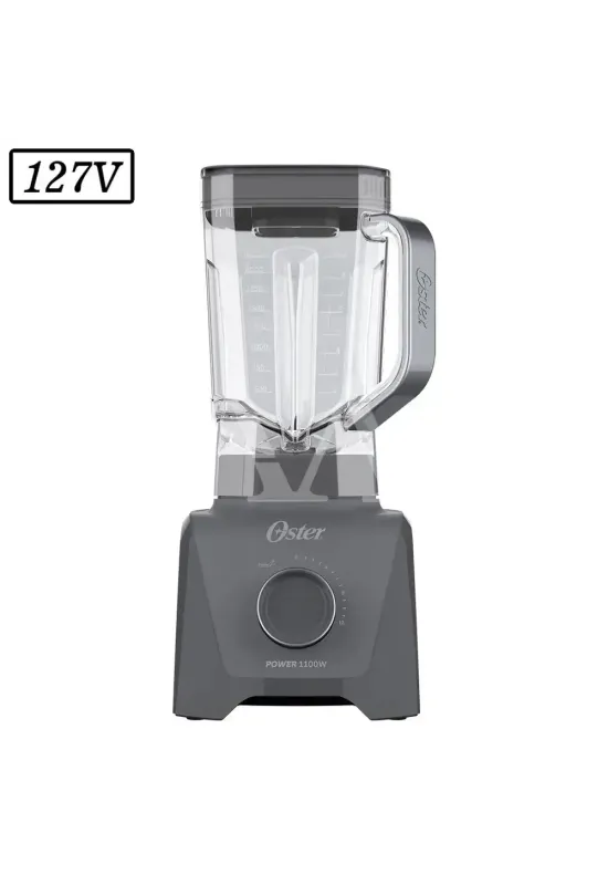 LIQUIDIFICADOR OSTER OLIQ606 1100W 12 VEL 127V CINZA