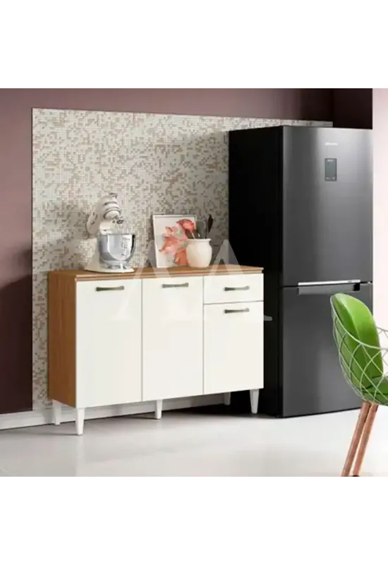 BALCAO ARAMOVEIS 3P 1G ATENAS ATACAMA/OFF WHITE