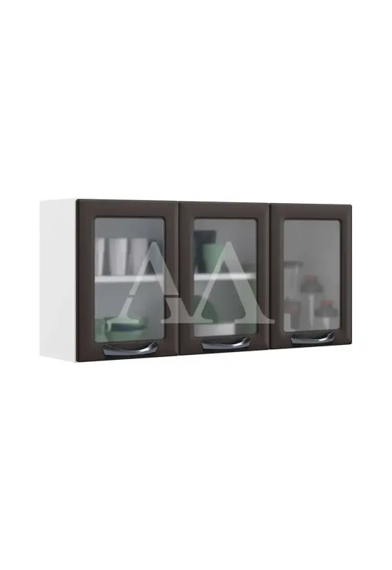 ARMARIO ITATIAIA 3P. ABRIR C/ VIDRO NEW PREMIUM 120 GRAFITE 1864