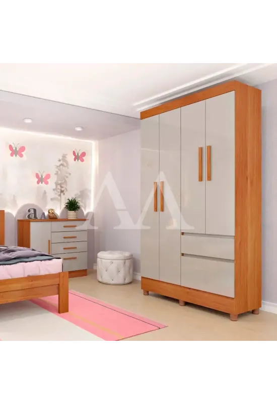 ROUPEIRO 4P. ABRIR 2G TCIL OREGON C/PES CINAMOMO/OFF WHITE