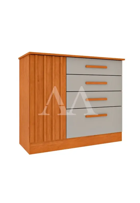 COMODA 4G 1P. ABRIR TCIL GUARANI CINAMOMO/OFF WHITE