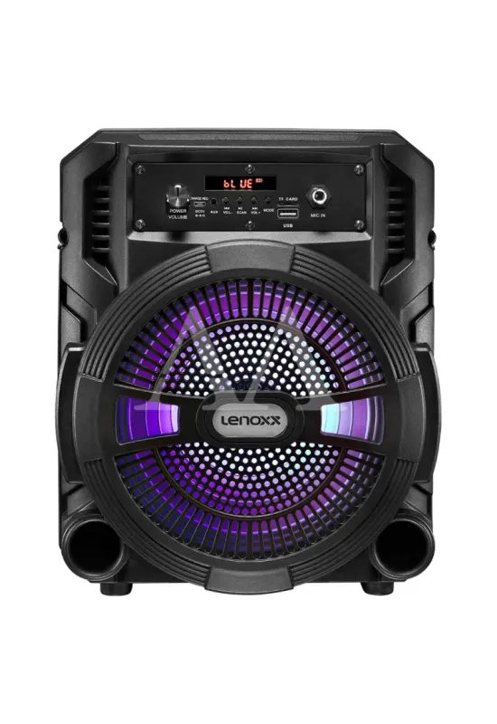 CAIXA DE SOM LENOXX AMPLIFICADORA CA80 WOOFER 8  120 WATS