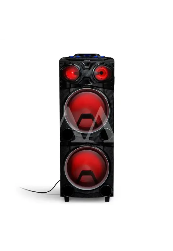 CAIXA DE SOM PHILIPS AMPLIFICADORA TAX3708 PARTY SPEAKER C/FM 2000 WAT