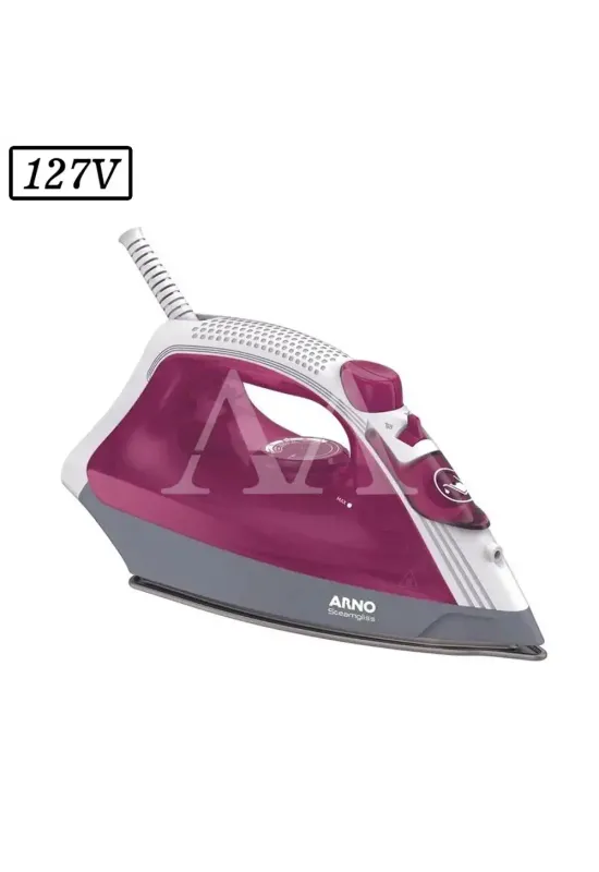 FERRO DE PASSAR ARNO A VAPOR FSGC STEAMGLISS 127V ROSA