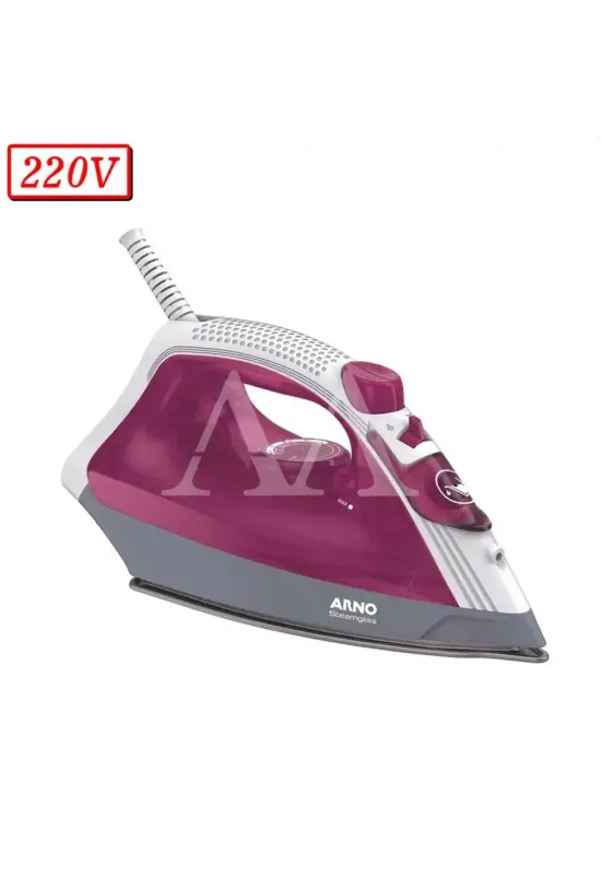 FERRO DE PASSAR ARNO A VAPOR FSGC STEAMGLISS 220V ROSA