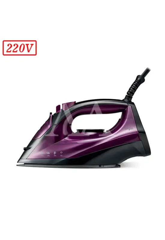 FERRO DE PASSAR ELGIN A VAPOR EASY PASS 220V ROXO/PRETO