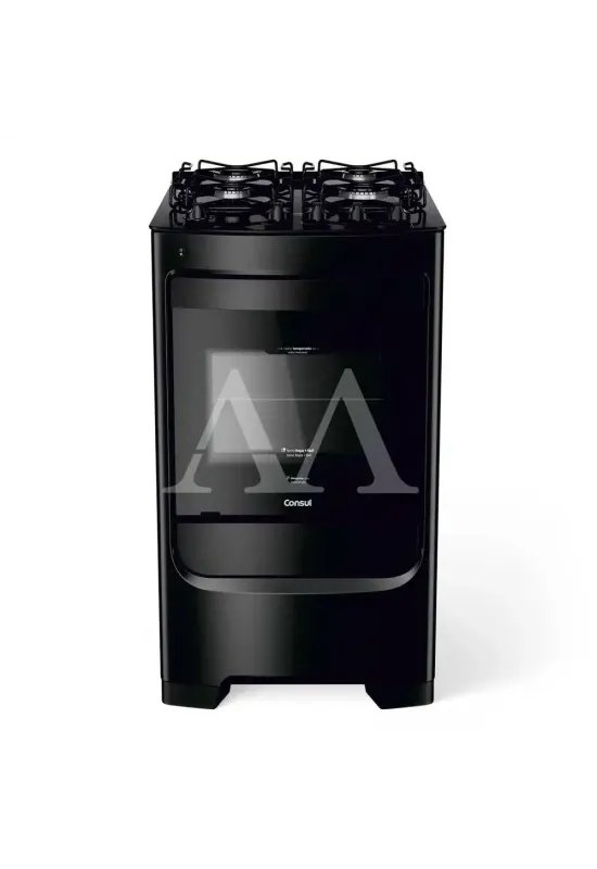 FOGAO 4B CONSUL CFO4VBE MESA VIDRO PRETO