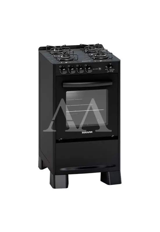 FOGAO 4B SUGGAR PISO NEO COOK MESA VIDRO PRETO