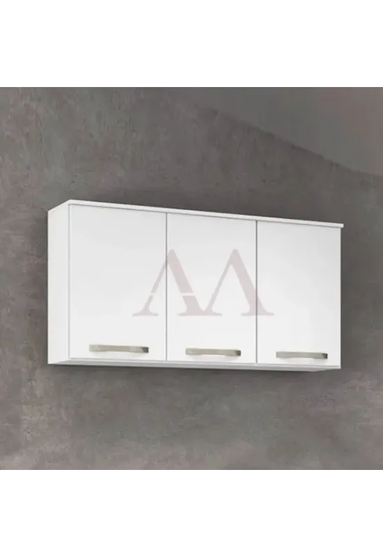 ARMARIO 3P. ABRIR AEREO NICIOLI 120CM FIT BRANCO / BRANCO