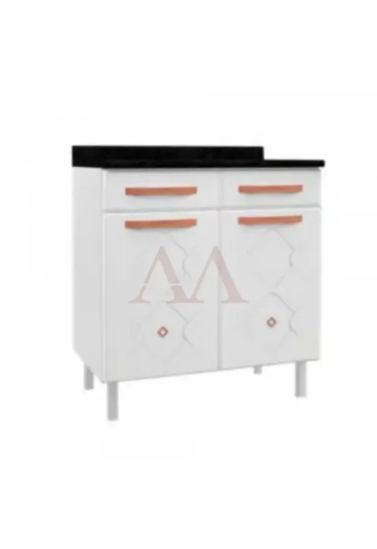 BALCAO TELASUL DUPLO 2G C/ TAMPO NEW MIRAGE BRANCO 815102-01