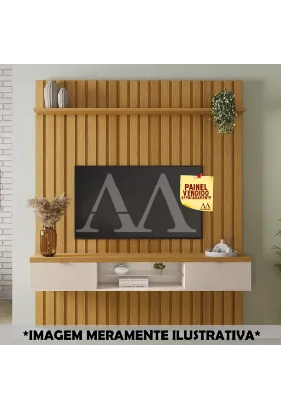 BANCADA SUSPENSA HB ILLUSION 1.8 OFF WHITE / CINAMOMO