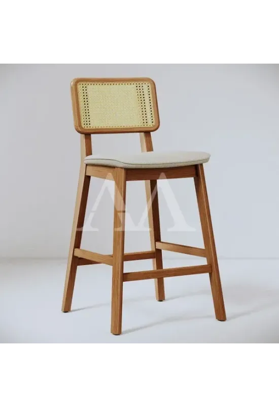 BANQUETA IMCAL CLASSIC TELA LINHO/NATURE