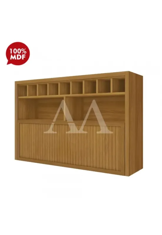 ARMARIO NESHER 1P ABRIR BASCULANTE C/ NICHO ADEGA IMPERATRIZ 120CM FRE