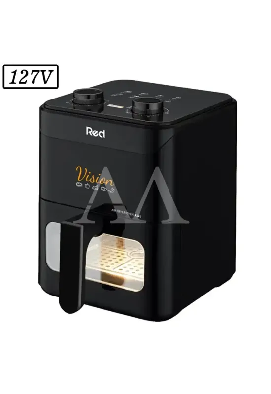 FRITADEIRA RED VISION AIR FRYER  AF450 4,5L 127V PRETO