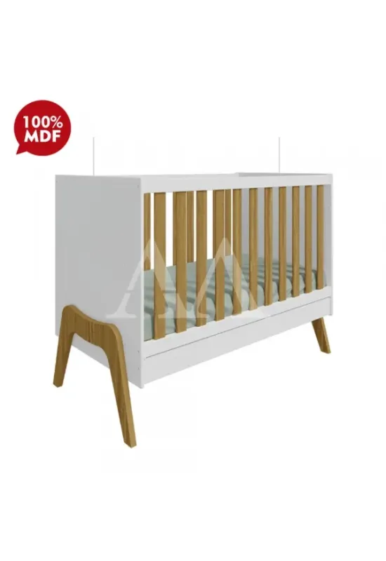 BERCO PEROBA GUTI RETRO BRANCO BRILHO/AMENDOA